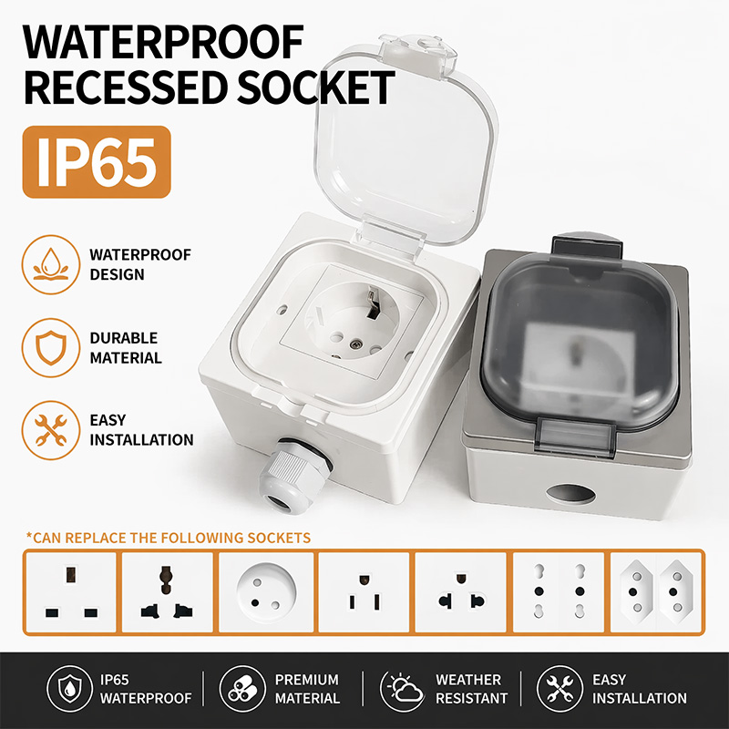 Kitchen Appliances Uk - IP65 Su Geçirmez Dış Mekan Priz